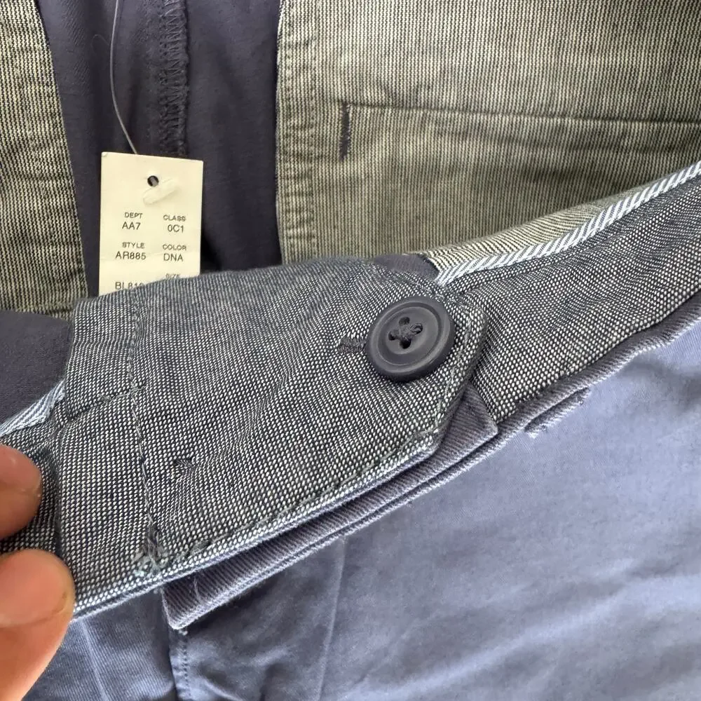 J.Crew 484 Slim-fit Stretch Chino Pants SZ 30x30 Dusty Navy Twill Fabric Zip Fly
